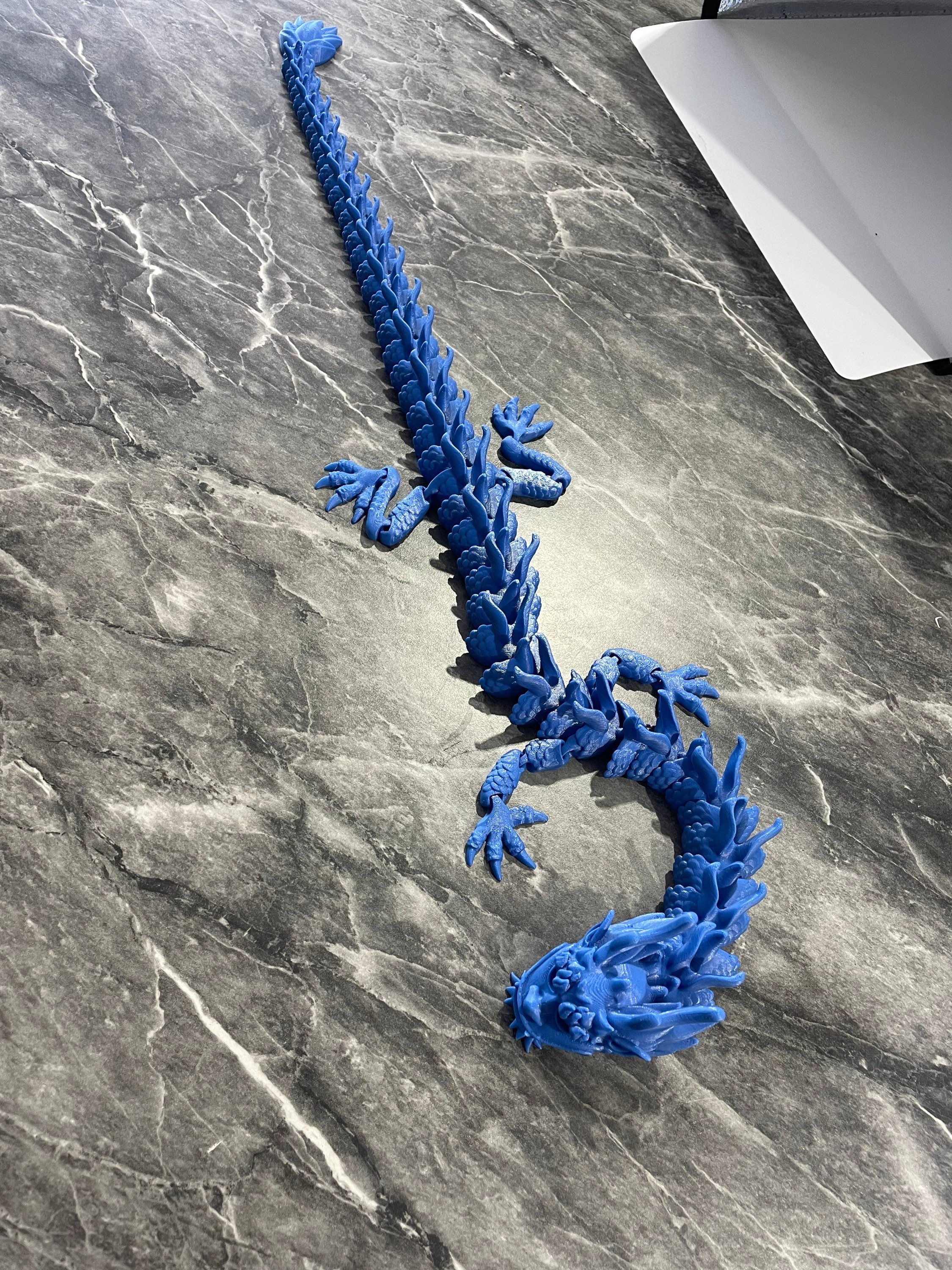 Flexi Imperial Dragon 3D Printed - Etsy