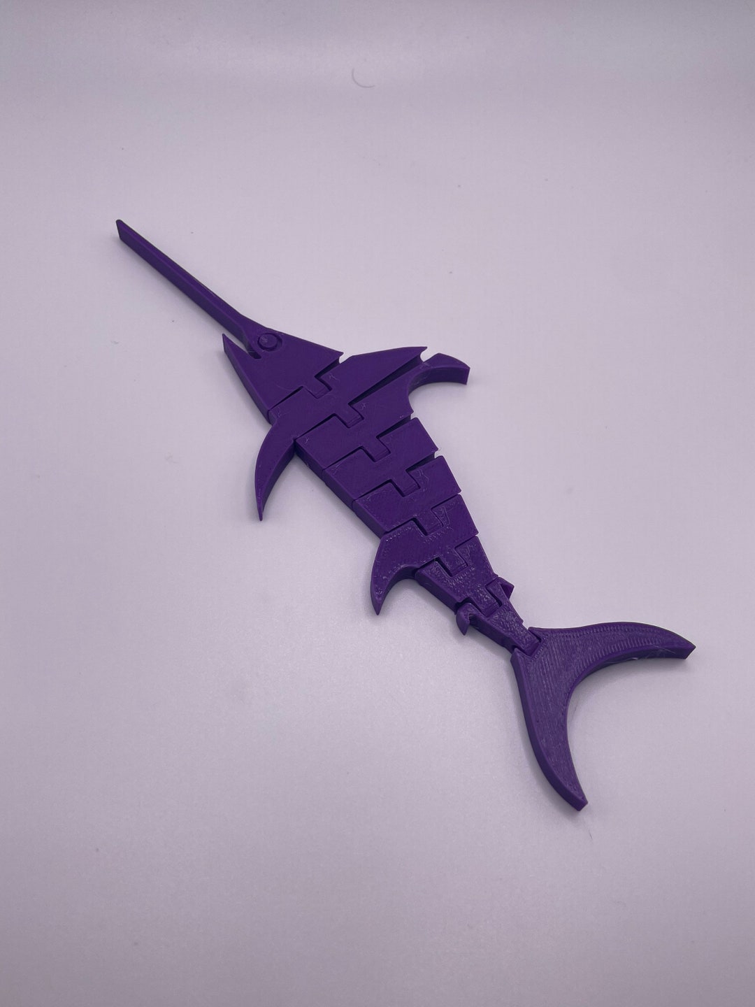 Articulated Swordfish 3D Printed Etsy