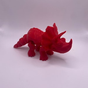 Flexi Triceratops 3D Printed