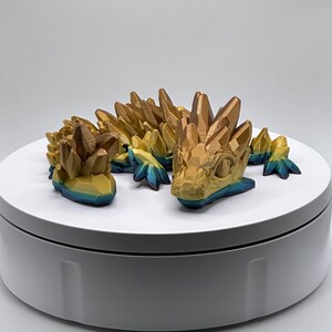 Articulated Gemstone Dragon 3D Printed