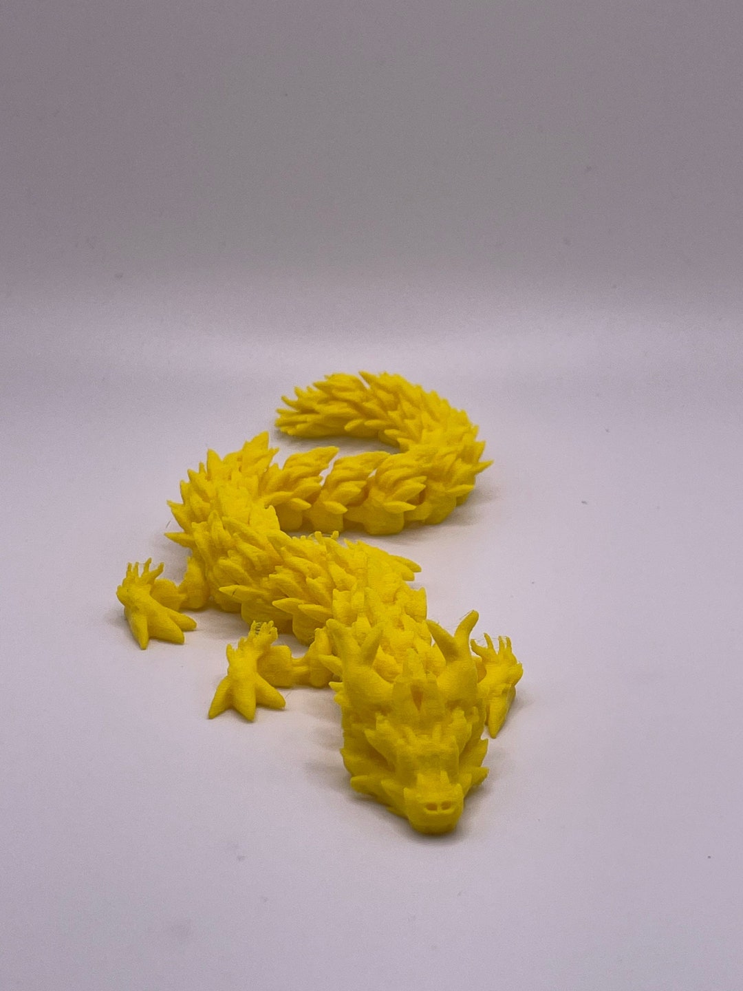 Articulated Dragon 3D Printed - Etsy