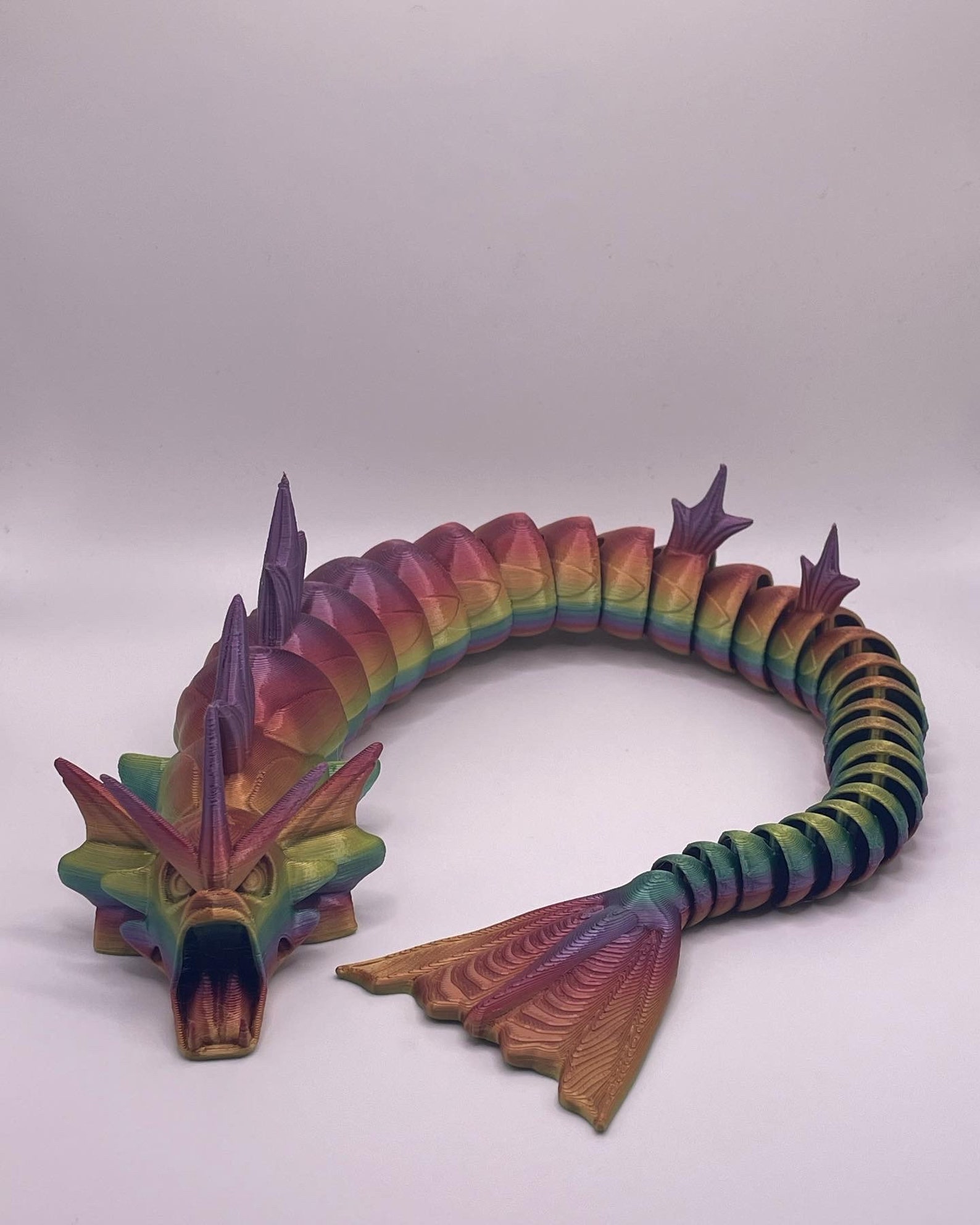 Articulated Gyarados 3D Printed Rainbow Etsy