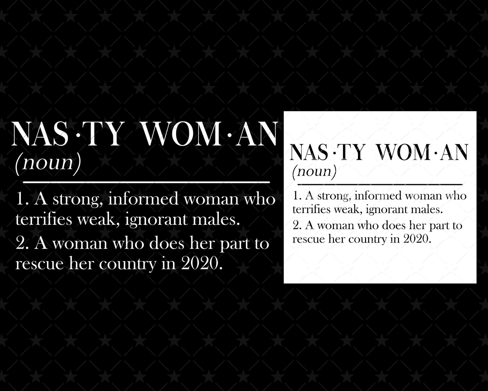 Nasty Woman Definition SVG Nasty Woman Vote Nasty Woman ...
