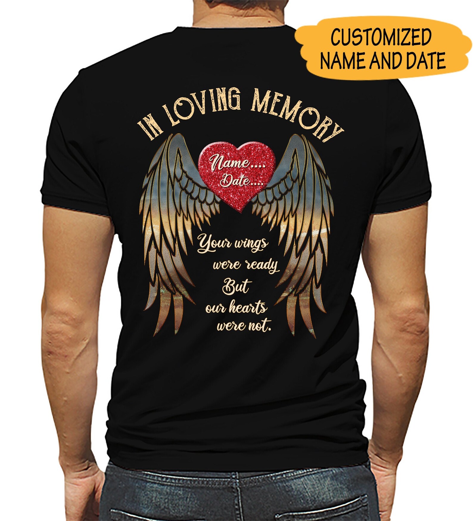 Personalized Memorial Shirt In Loving Memory Shirt Family Etsy