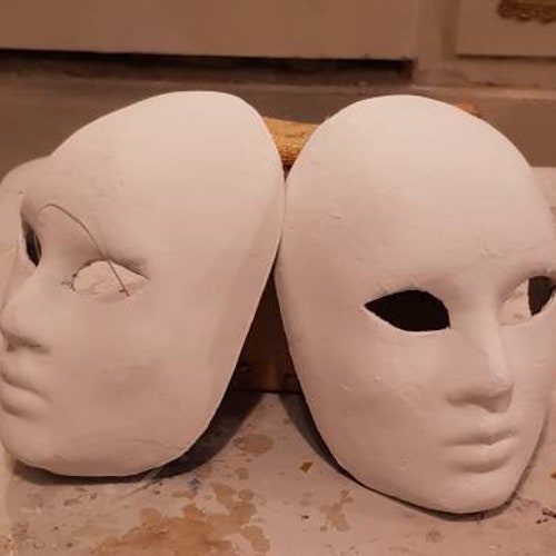 Colombina Mask to Paint Carnival Mask to Decorate Etsy