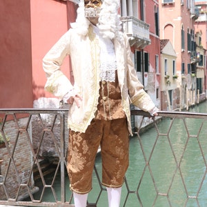Venetian period costume 700 Venetian Baroque style handmade, venetian mask, hand made