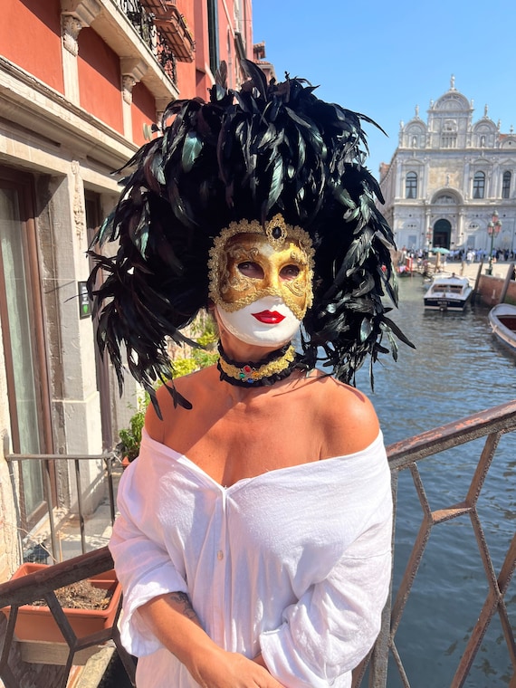 Eyes Wide Shut Handmade Mask in Papiermâché Gold Etsy