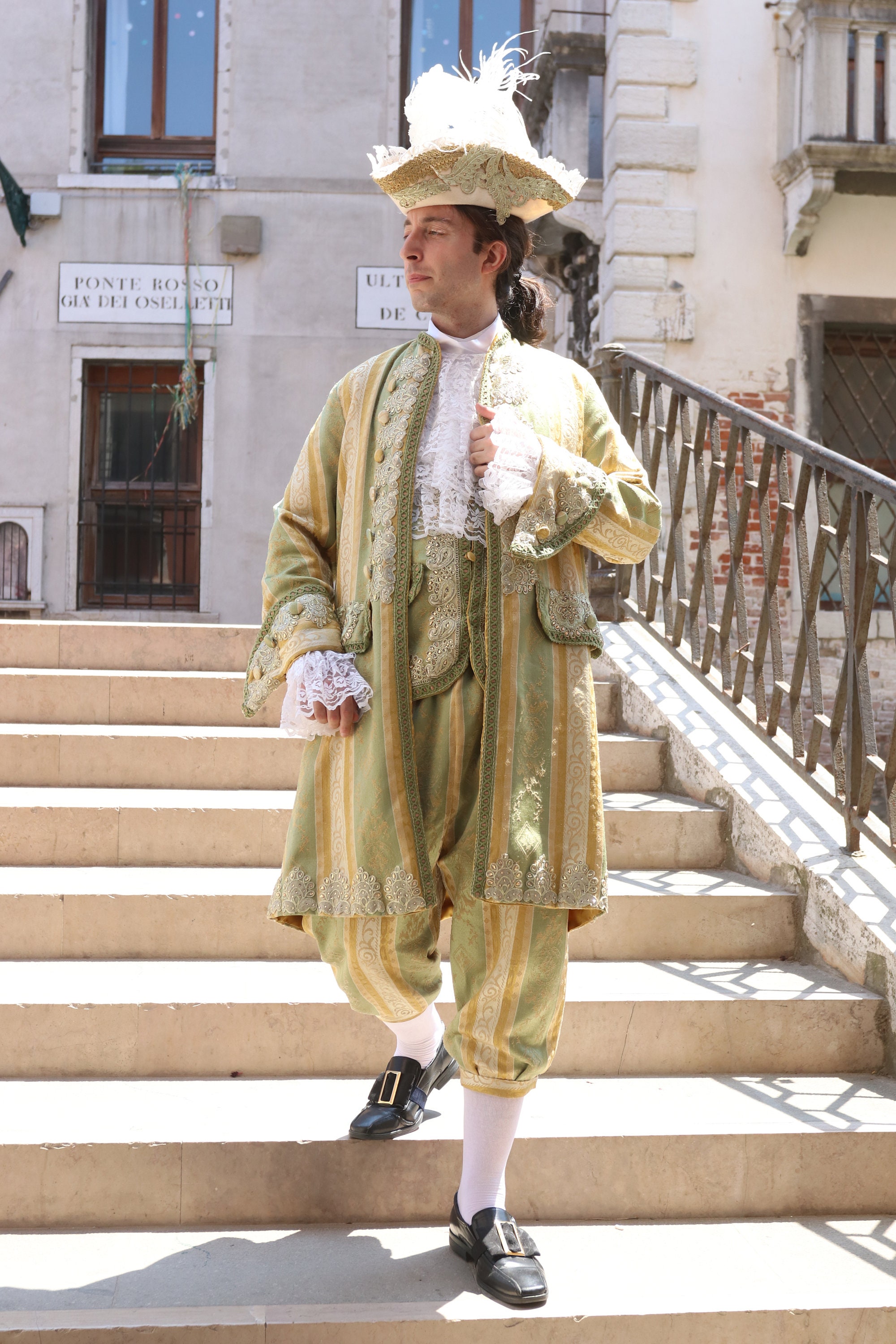 Barocco Abbigliamento Maschile Nel 700 Costume D Epoca Veneziano