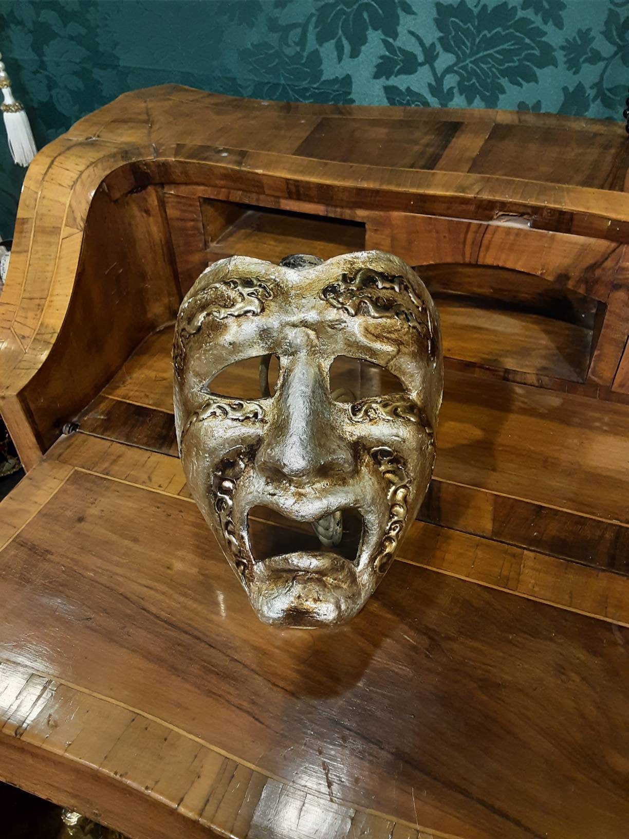 Tragic mask Comic mask tragicomic mask made in Venice in | Etsy