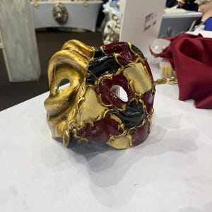 Commedia dell Arte Venetian Mask Nose Pantalone Handmade Paper Mache Mask,papermache mask,hand made,venetian mask