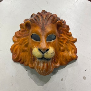 Venetian Lion mask in hand made papier-mâché, papermache, venetian mask, halloween mask, carnival mask
