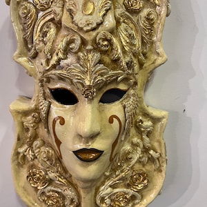 Maschera Veneziana da Uomo Casanova, Bauta Con Cappello, Cartapesta ,  Maschera Carnevale , Maschera Halloween -  Portugal