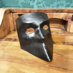 Original Bauta Casanova Venetian mask in handmade papier-mâché