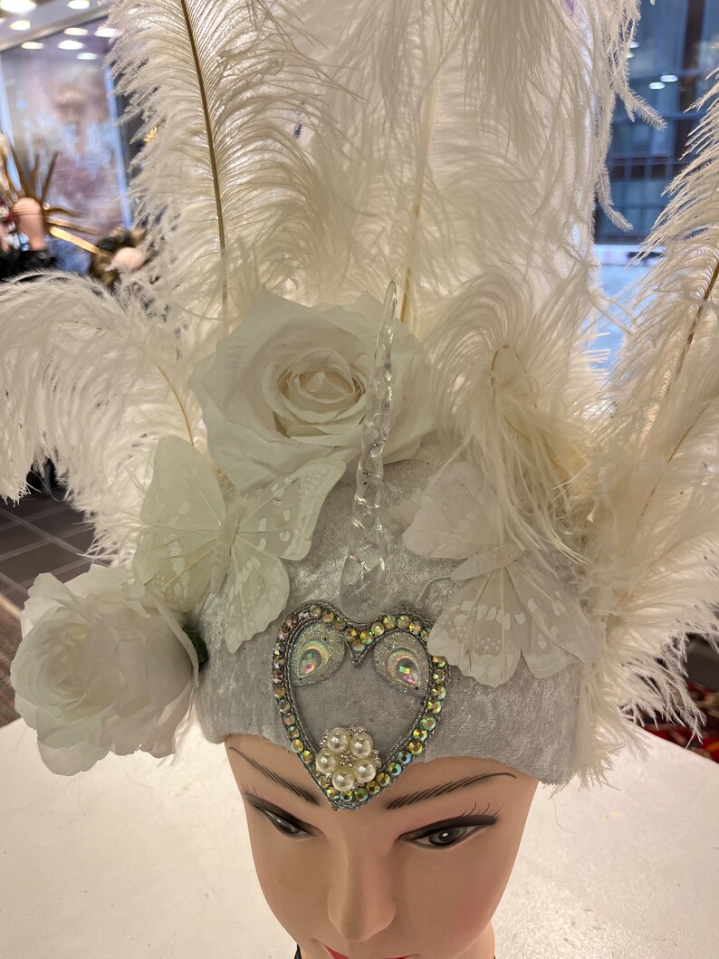 Scenic Gothic Crown, Original Papiermâché Mask, Head Piece