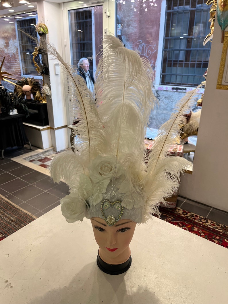 Scenic Gothic Crown, Original Papiermâché Mask, Head Piece