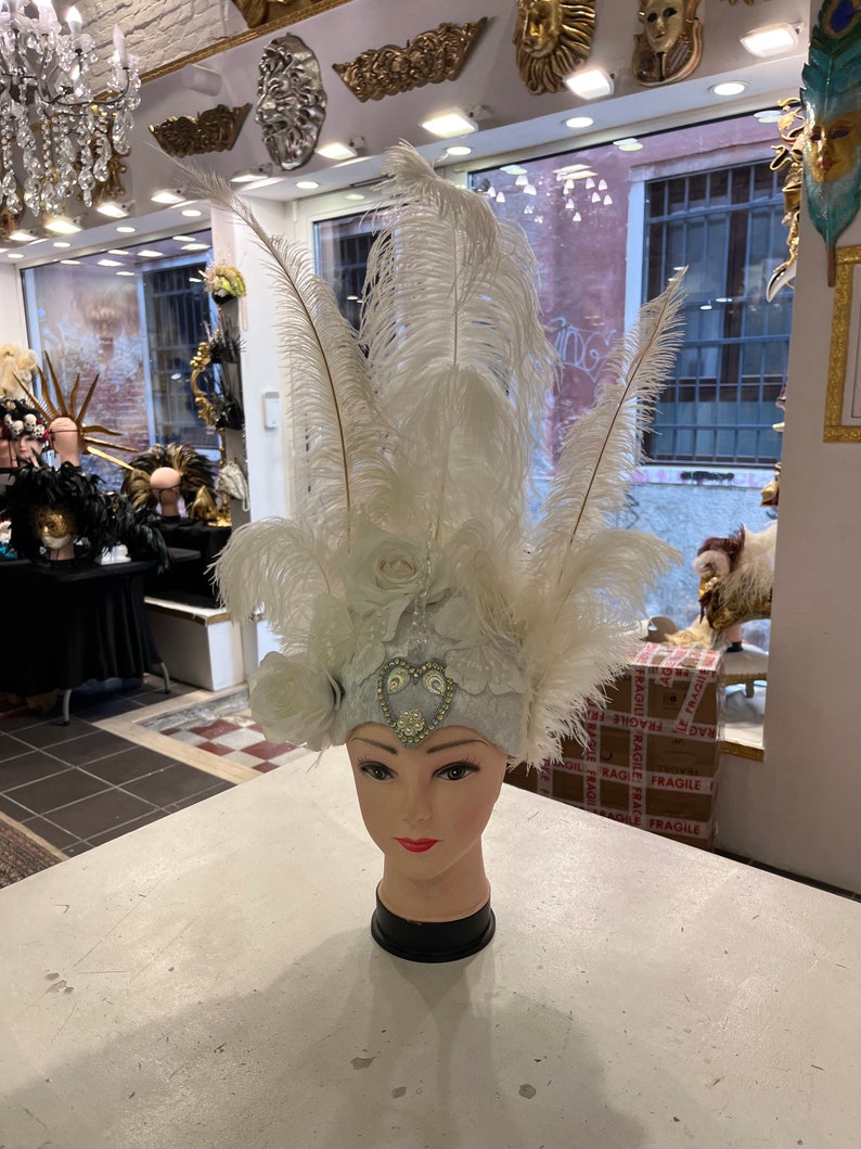 Scenic Gothic Crown, Original Papiermâché Mask, Head Piece