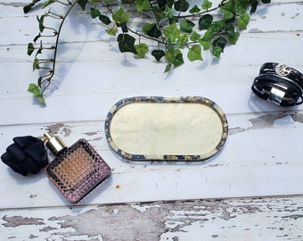 Resin Vanity Tray, Jewelry Tray, Jewelry Dish, Organizer, Soap Tray