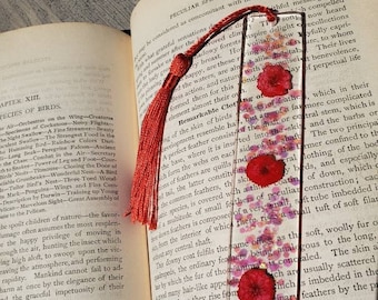Flower Resin Bookmark