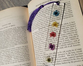 Flower Resin Bookmark