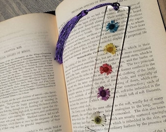 Flower Resin Bookmark