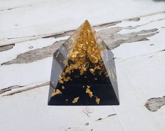 Resin Pyramid, Paperweight