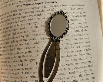 Antique Bronze Mirror Bookmark