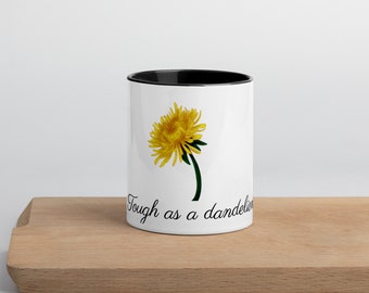 Inspirational Mug, Dandelion Coffee Cup