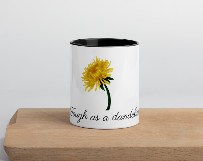 Inspirational Mug, Dandelion Coffee Cup