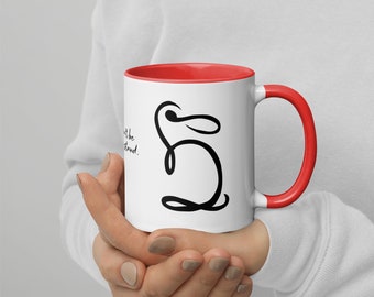 Rabbit Mug, Velveteen Rabbit Quote, Coffee Cup