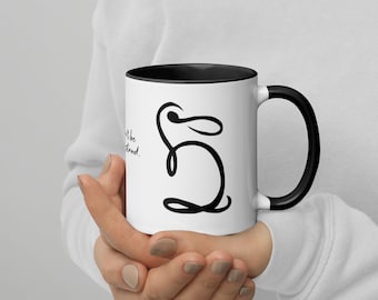 Rabbit Mug, Velveteen Rabbit Quote, Coffee Cup
