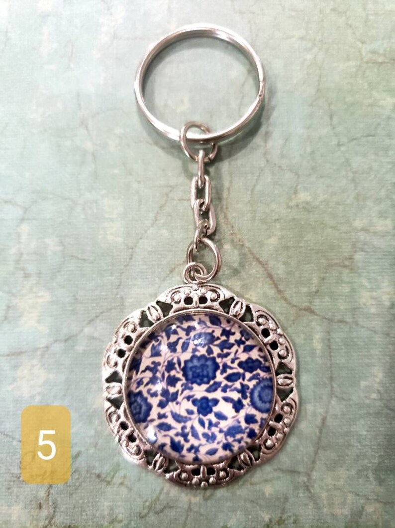 Mosaic Colorful Keychains Unique Gifts Etsy