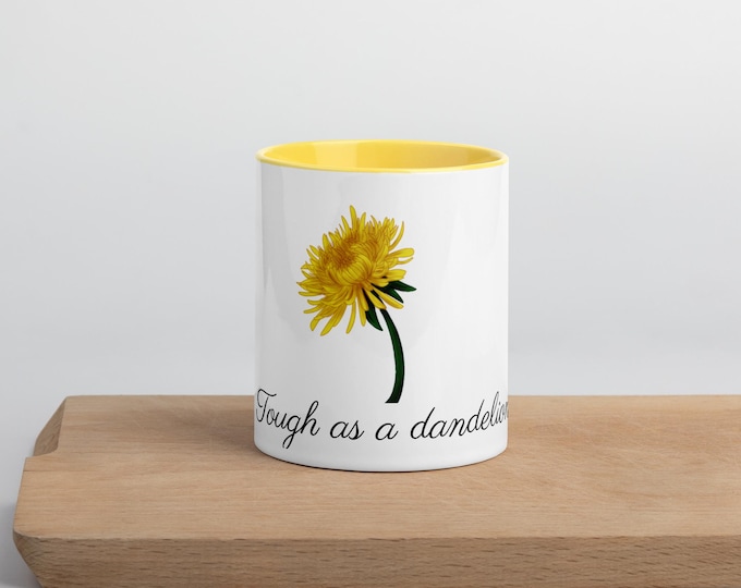 Inspirational Mug, Dandelion Coffee Cup