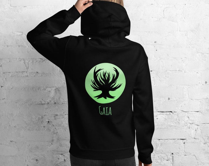 Gaia Inspirational Comfortable Unisex Hoodie, Spiritual Hoodie,  Hoody, Religious Apparel, Tree of Life Hoodie