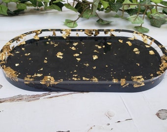 Resin Vanity Jewelry Tray, Jewelry Dish, Organizer, Soap Tray