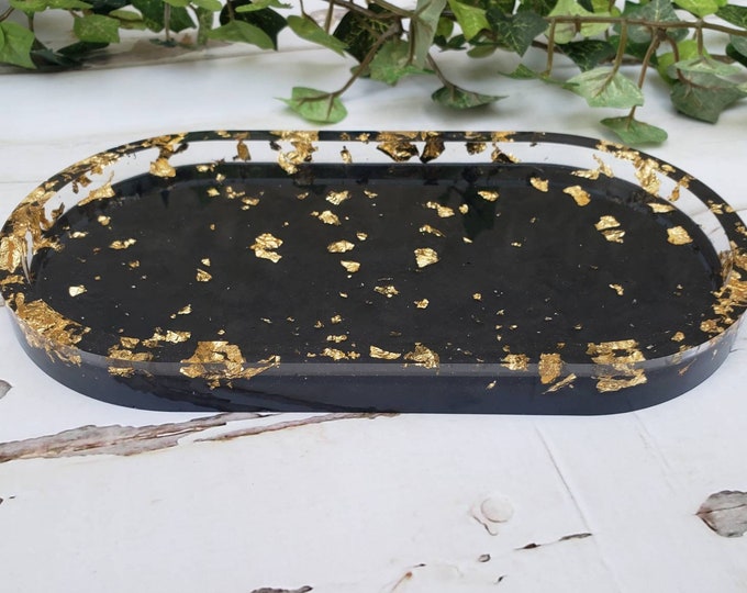 Resin Vanity Jewelry Tray, Jewelry Dish, Organizer, Soap Tray