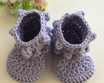 Crochet Baby Booties, Bobble Booties, Baby Slippers, Baby Girl Booties, Newborn Booties, Cot shoes, Baby Shower Gift, Bubbly Booties