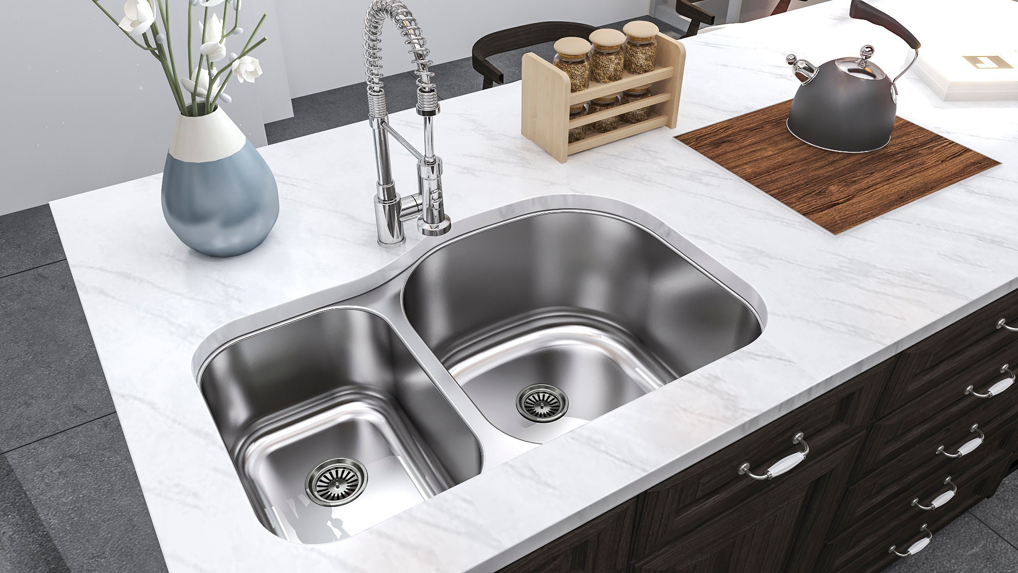 Single Bowl Vs Double Bowl Kitchen Sink