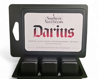 Darius - Officially Licensed Black Dagger Brotherhood™ Inspired - 2.75 oz Custom Blended Soy Wax Melt - Book Scent - BDB - JR Ward
