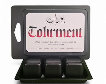 Tohrment - Officially Licensed Black Dagger Brotherhood™ Inspired - 2.75 oz Custom Blended Soy Wax Melt - Book Scent - BDB - JR Ward