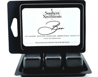 Boo- Officially Licensed Black Dagger Brotherhood™ Inspired - 2.75 oz Custom Blended Soy Wax Melt - Book Scent - JR Ward