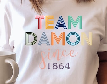 Hello Brother Team Damon Shirt, Vampire Shirt, Team Salvatore Shirt, Fan Gift Idea, Salvatore Brothers, Salvatore Since 1864