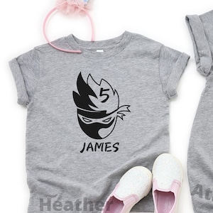 Ninja Birthday Shirt Party Personalized Ninja Shirt Matching Family Birthday Shirts Mommy and Me Kung Fu Use Any Number Karate Birthday Tee