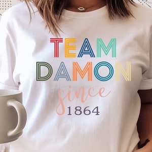 Hello Brother Team Damon Shirt, Vampire Shirt, Team Salvatore Shirt, Fan Gift Idea, Salvatore Brothers, Salvatore Since 1864