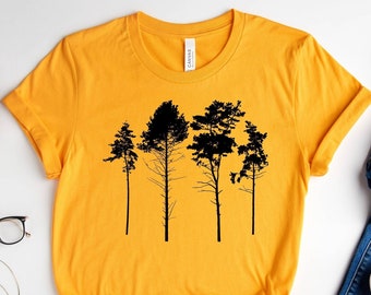 Pine Tree Shirt, Hike Tee, Pine Tree TShirt, Hiking Shirt, Mountains Shirt, Adventure T Shirt, Camping Shirt, Wanderlust Shirt, Outdoors Tee