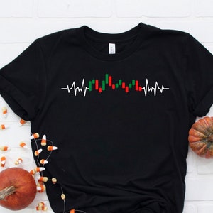 Stock Investor Heartbeat Shirt, Trading Heartbeat Shirt, Stock Market Shirt, Stock Trader Gift, Stock Broker Shirt, Gift For Investor
