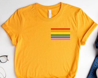 Pocket Pride Shirt, LGBTQ Shirt, Pride Month Shirt, Gay Pride T Shirt, Pride Shirt, Equality Shirt, LGBTQ Gift, Lesbian T shirt, Gay Gift