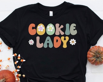 Cookie Shirt, Retro Cookie T Shirt, Funny Cookie Tshirt, Cookie Lover Gifts, Baking Lover Gift, Girls Baking Shirt, Womens Cookie T-shirt