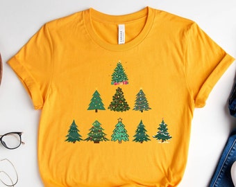 Christmas Shirts, Merry and Bright Shirt, Christmas Tree, Christmas Tshirt, Holiday Shirt, Christmas Shirt, Merry and Bright, Christmas Tee