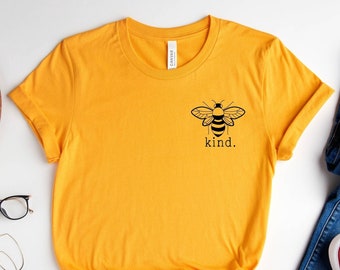 Bee Kind, Be-Kind Tee, Gifts For Teachers, Teacher T-Shirt, Be Positive Shirt, Teacher Shirts, Valentine Teacher, Be Nice Shirt