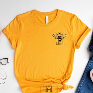 Bee Kind, Be-Kind Tee, Cadeaux pour les enseignants, T-shirt de l’enseignant, Chemise Be Positive, Chemise de l’enseignant, Enseignant de la Saint-Valentin, Chemise Be Nice